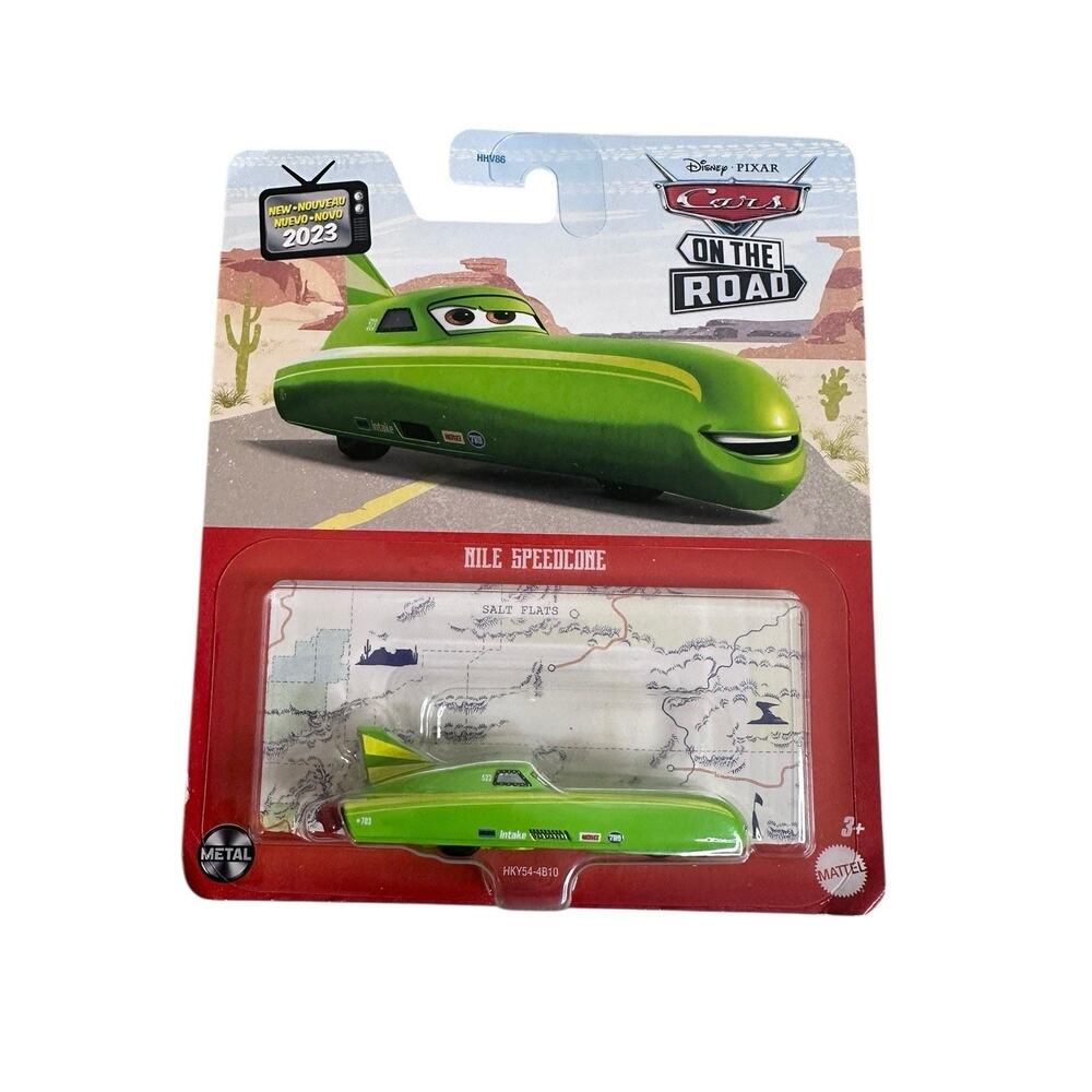 Disney Pixar Cars On the Road Series Nile Speedcone 2023 Toy Vehicle New￼